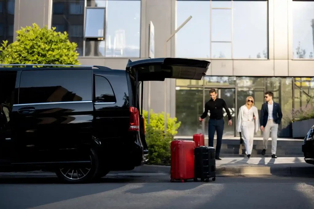 Premium fleet of chauffeur-driven vehicles including sedan, SUV and MPV for airport transfers