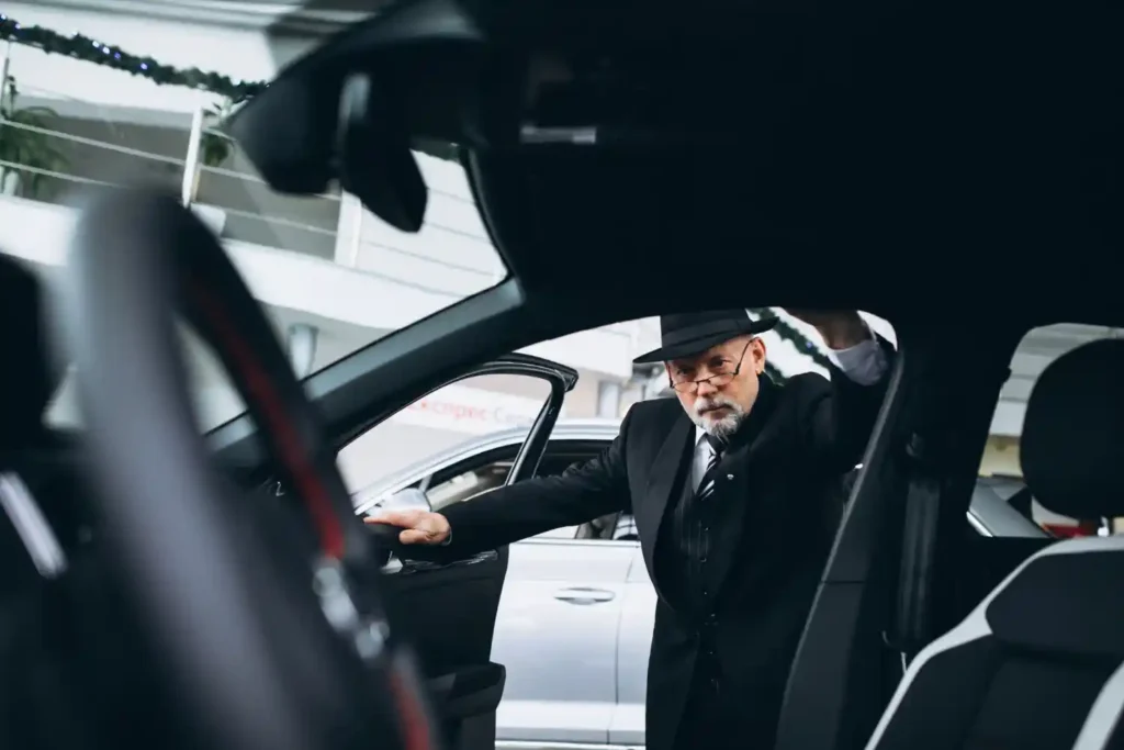 Luxury chauffeur service for airport, business, corporate and event travel by MDC Chauffeurs Service
