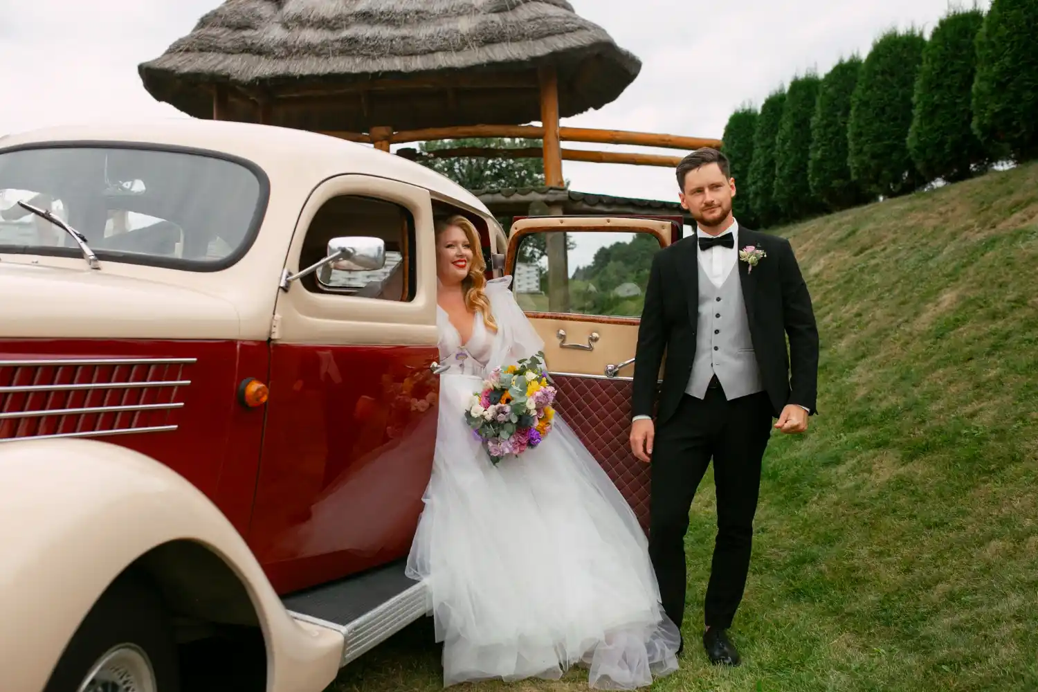 Luxury wedding car for hire in Woking